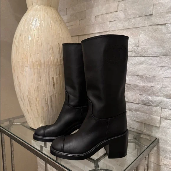 CHANEL High Combat Boots - Picture 9 of 10